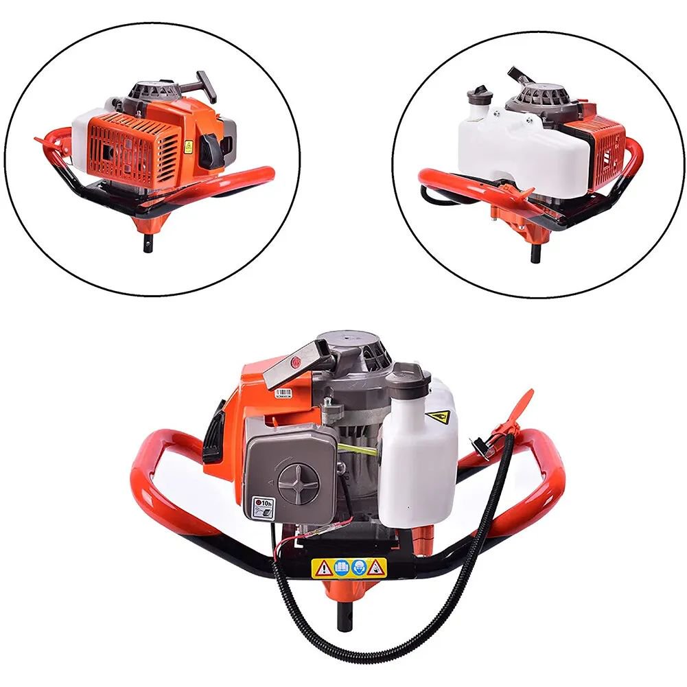 آلة حفر التربة الحرارية بمحرك بنزين  52CC/  1600W