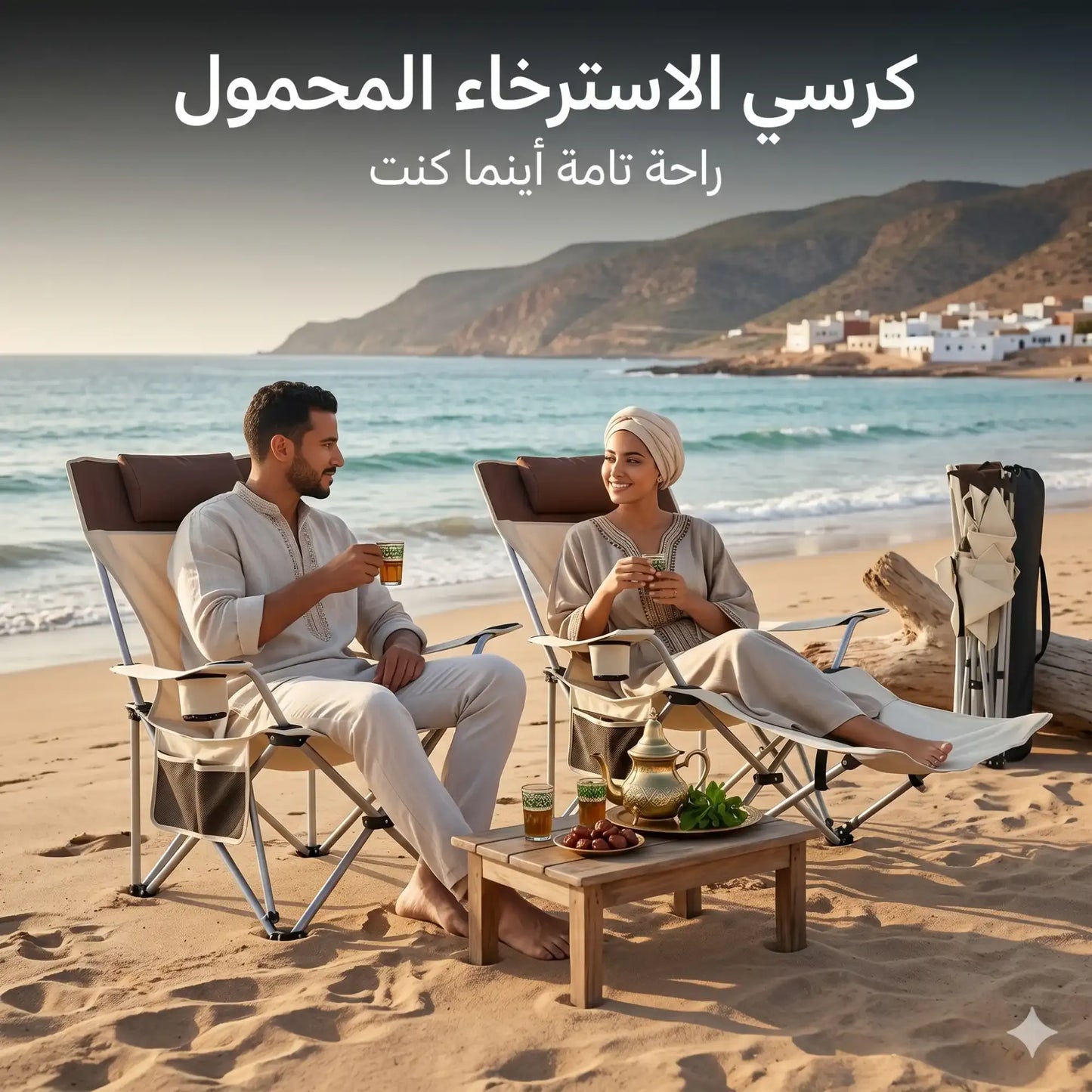 كرسي الاسترخاء المحمول راحة تامة أينما كنت