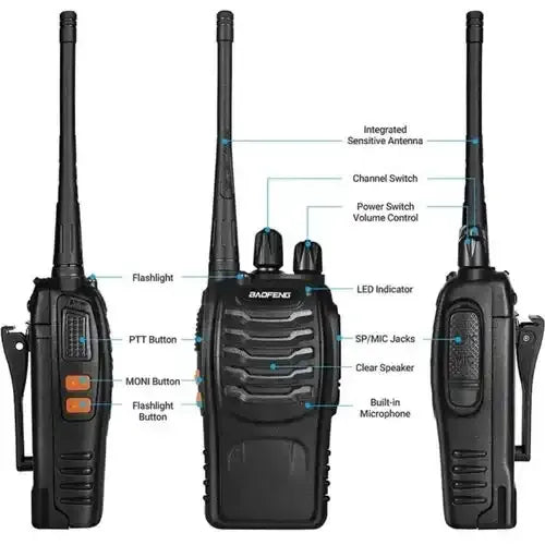 Baofeng Walkie professionnel BF-888S : Simplicité et Fiabilité